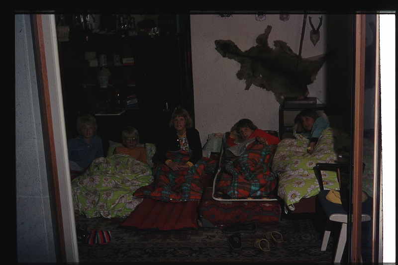 04.Gronau jul 1974 Brigitte,Marion,Peter,Britta,Jurgen.JPG